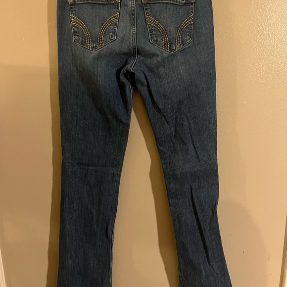 Hollister‎ Women's Dark Blue Straight Leg Jeans - Picture 4 of 5